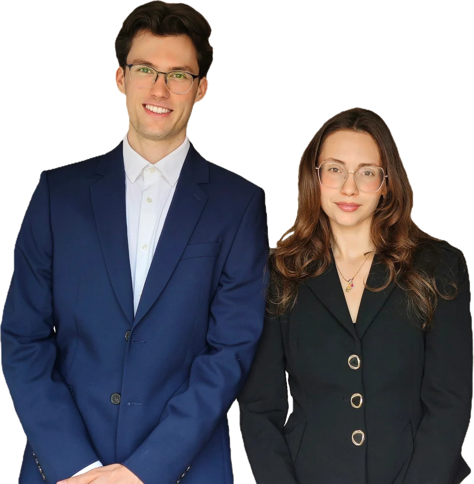 Anemoss founding team: Andrea and Marbod